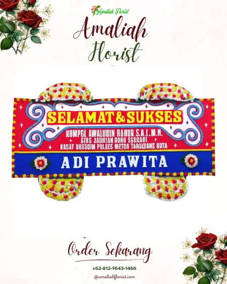 Papan Bunga Ucapan Selamat Kutowinangun Kidul